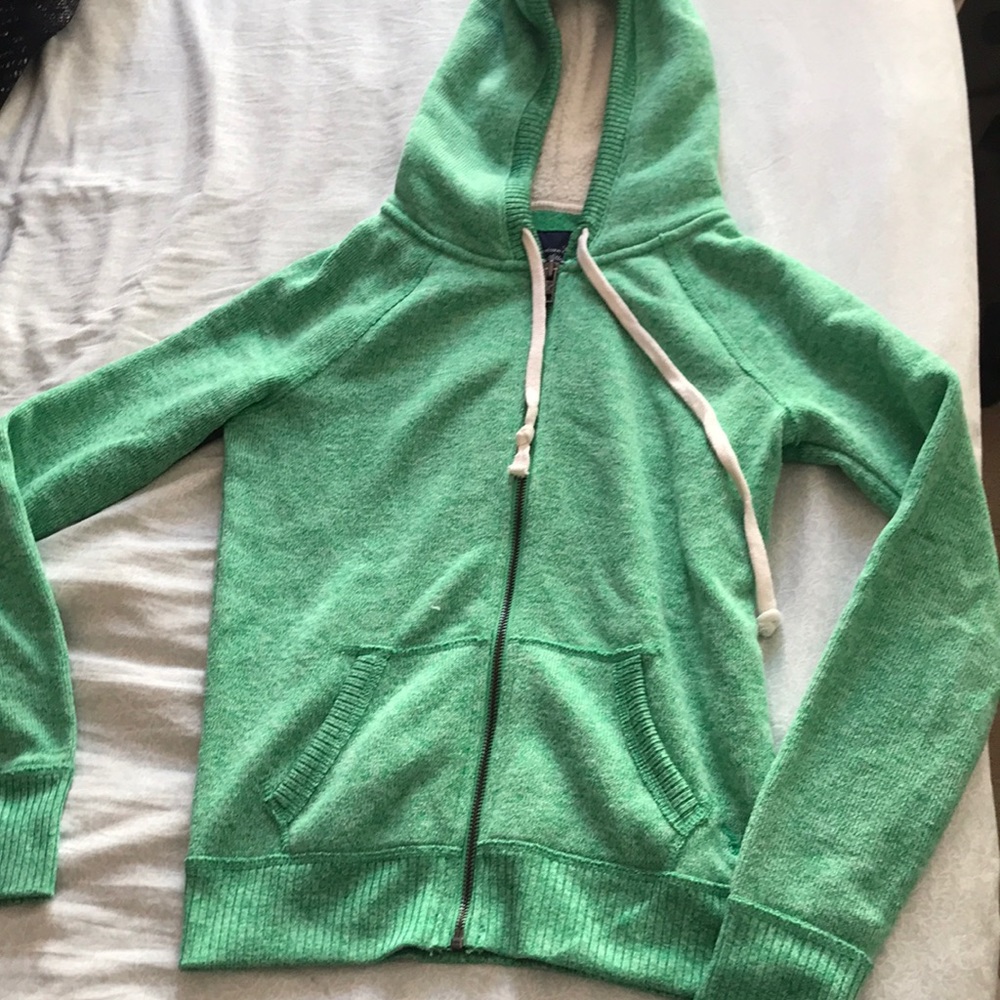 American Eagle Outfitters Green Hoodie